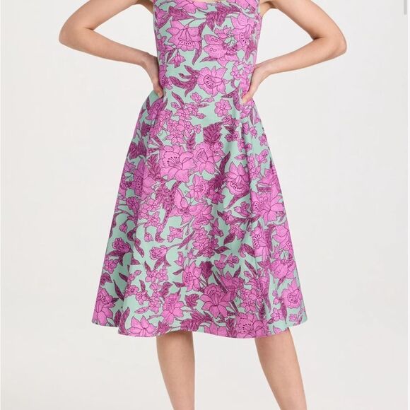LA DOUBLEJ Lilium Sophia Midi Dress Sz S NWT - Picture 3 of 16